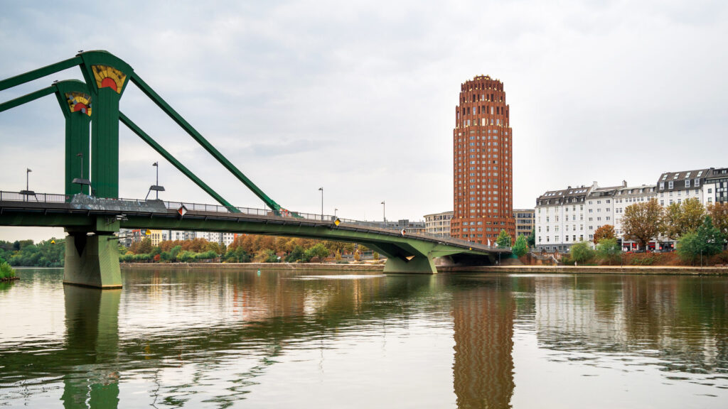 Cityscape frankfurt downtown germany — Alemanha