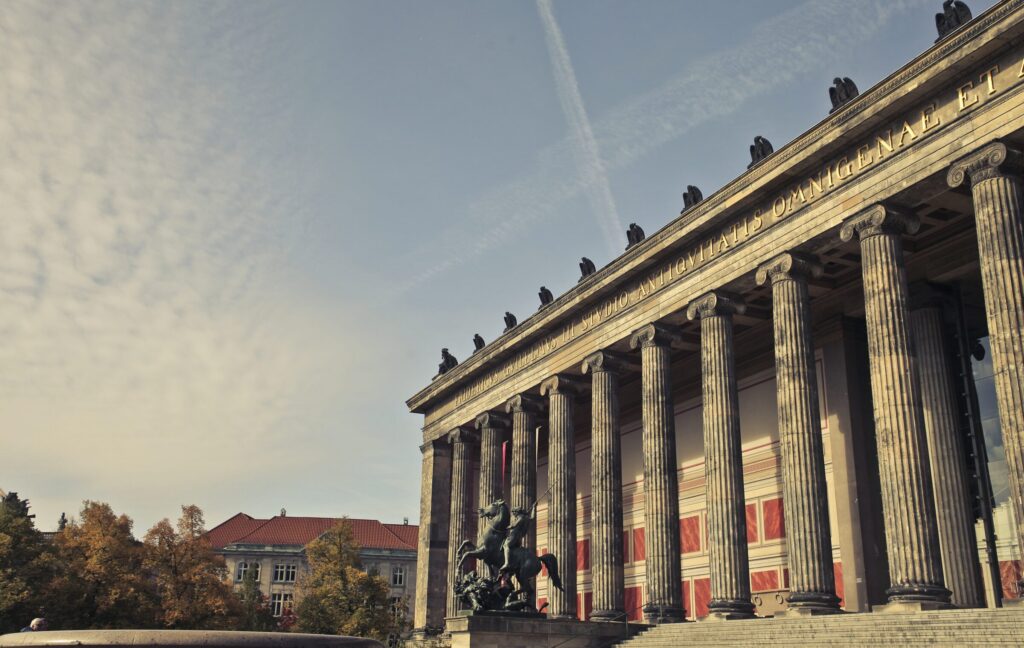 Beautiful shot altes museum berlin germany — Alemanha