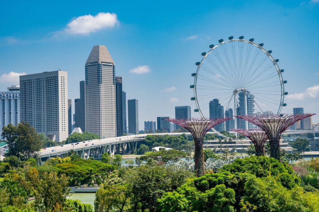 Amazing shot gardens by bay singapore — Singapura