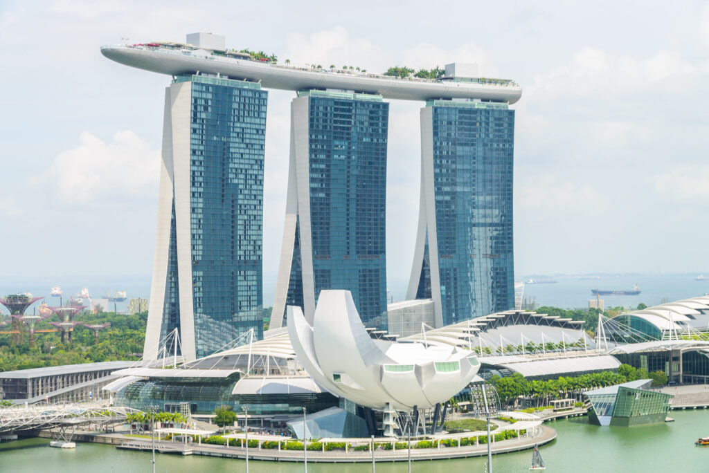 Marina bay sand building — Singapura